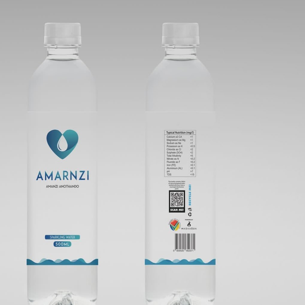 Amarnzi 500ml Ionised Alkaline Sparkling Water